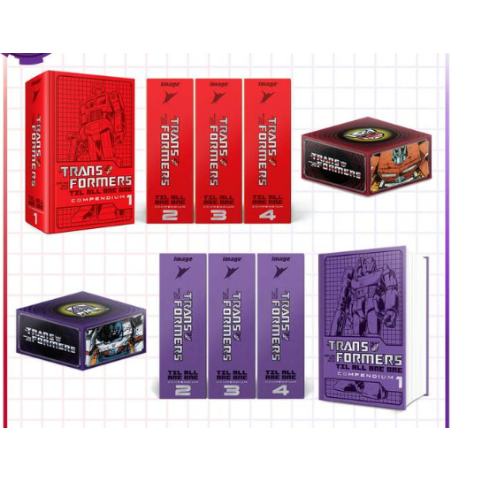 THE TRANSFORMERS: TIL ALL ARE ONE Compendium Hardcover box set - Autobot & Decepticon Editions Autobot Edition:  KICKSTARTER EXCLUSIVE WITHSTRETCH GOALS