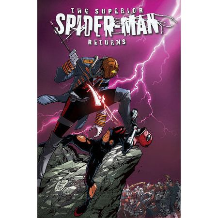 Superior Spider-Man Returns Omnibus Mike Del Mundo Cover [DM Only] On Sale 02/17/2026