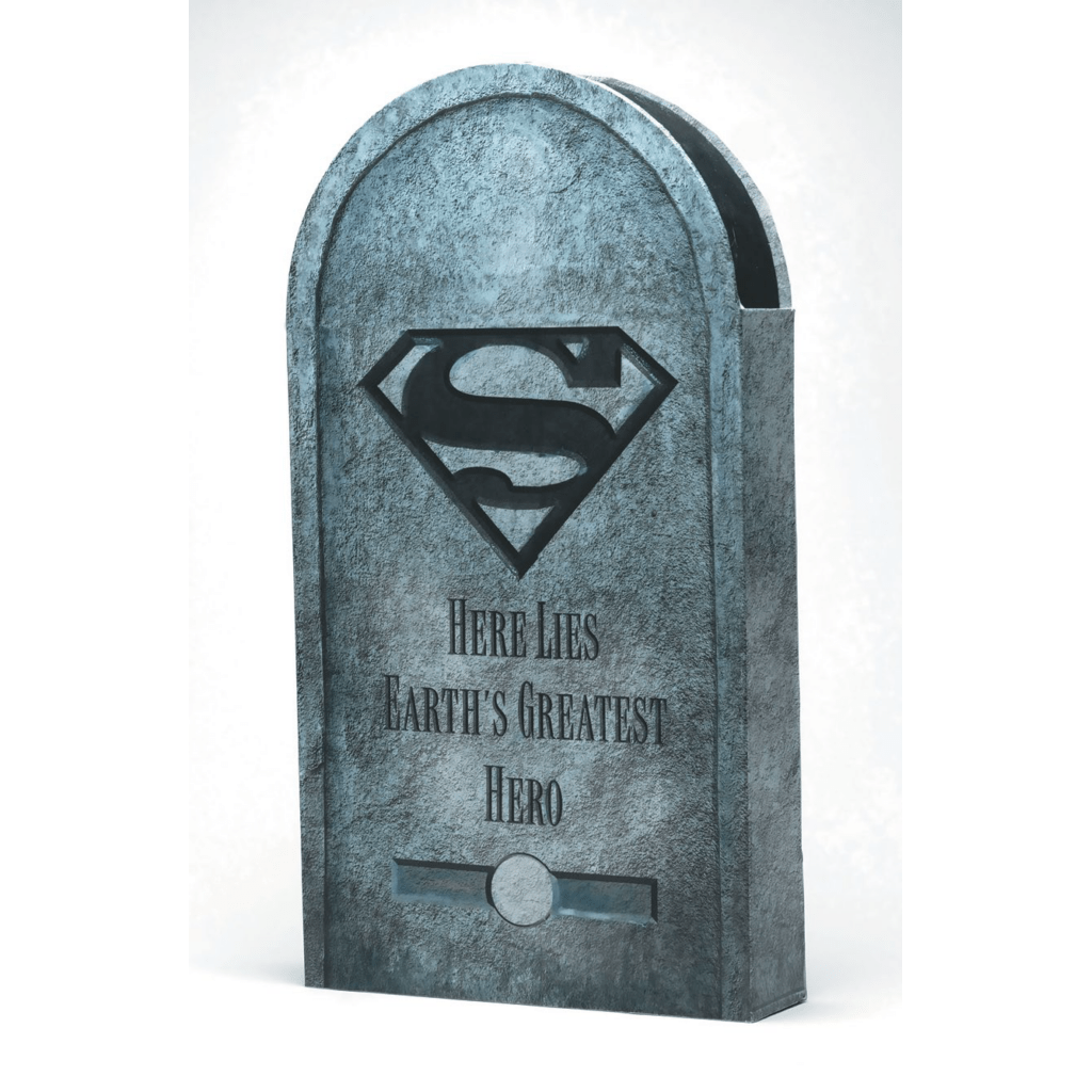 DEATH OF SUPERMAN: ABSOLUTE EDITION tombstone