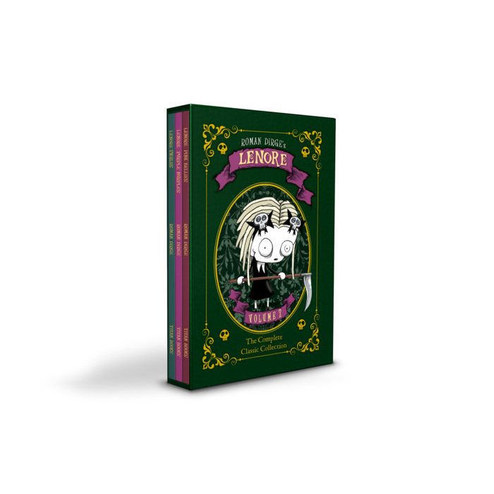 Lenore HC Slipcase Set: Swirlies, Purple Nurples, Pink Bellies - On Sale Date: October 14, 2026
