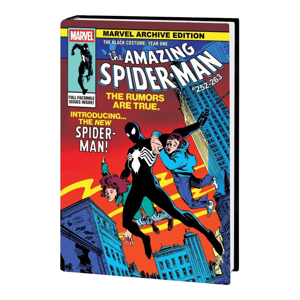 MARVEL ARCHIVE EDITION: AMAZING SPIDER-MAN — THE BLACK COSTUME: YEAR ONE GALLERY EDITION RON FRENZ ORIGINAL FIRST ISSUE COVER
