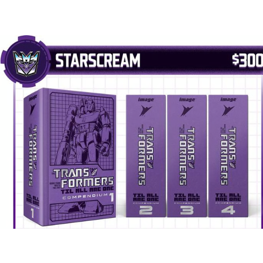 Starscream THE TRANSFORMERS: TIL ALL ARE ONE Compendium Hardcover box set - Decepticon Edition