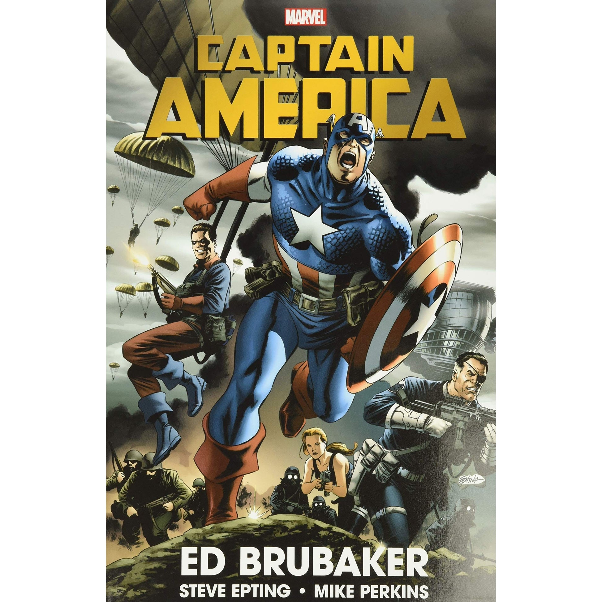 CAPTAIN AMERICA BY ED BRUBAKER OMNIBUS VOL. 1 HC [NEW PRINTING]